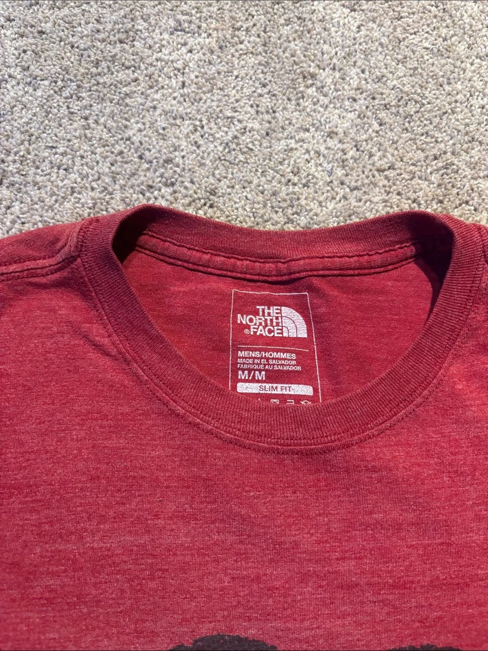 The North Face Red Short-Sleeve Bear Graphic Tee Size M